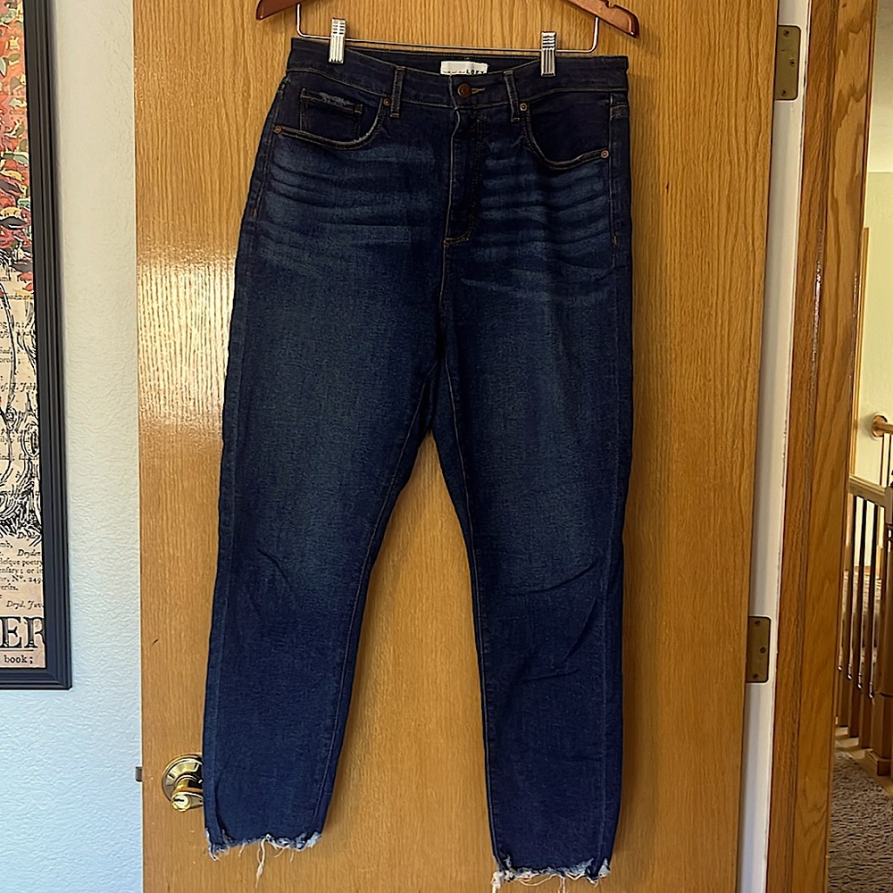 LOFT Dark Blue Skinny Jeans
